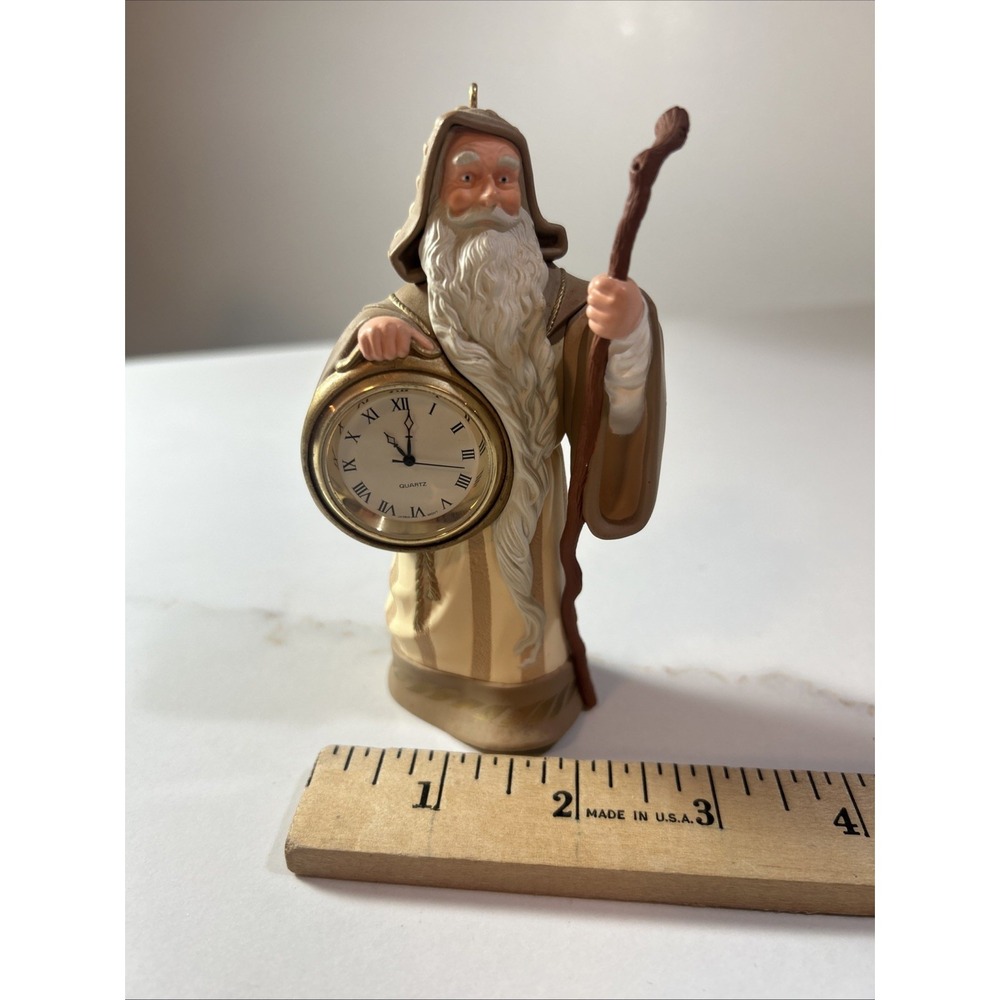 Vintage Hallmark Keepsake Ornament Father Time 1996 - Needs new battery